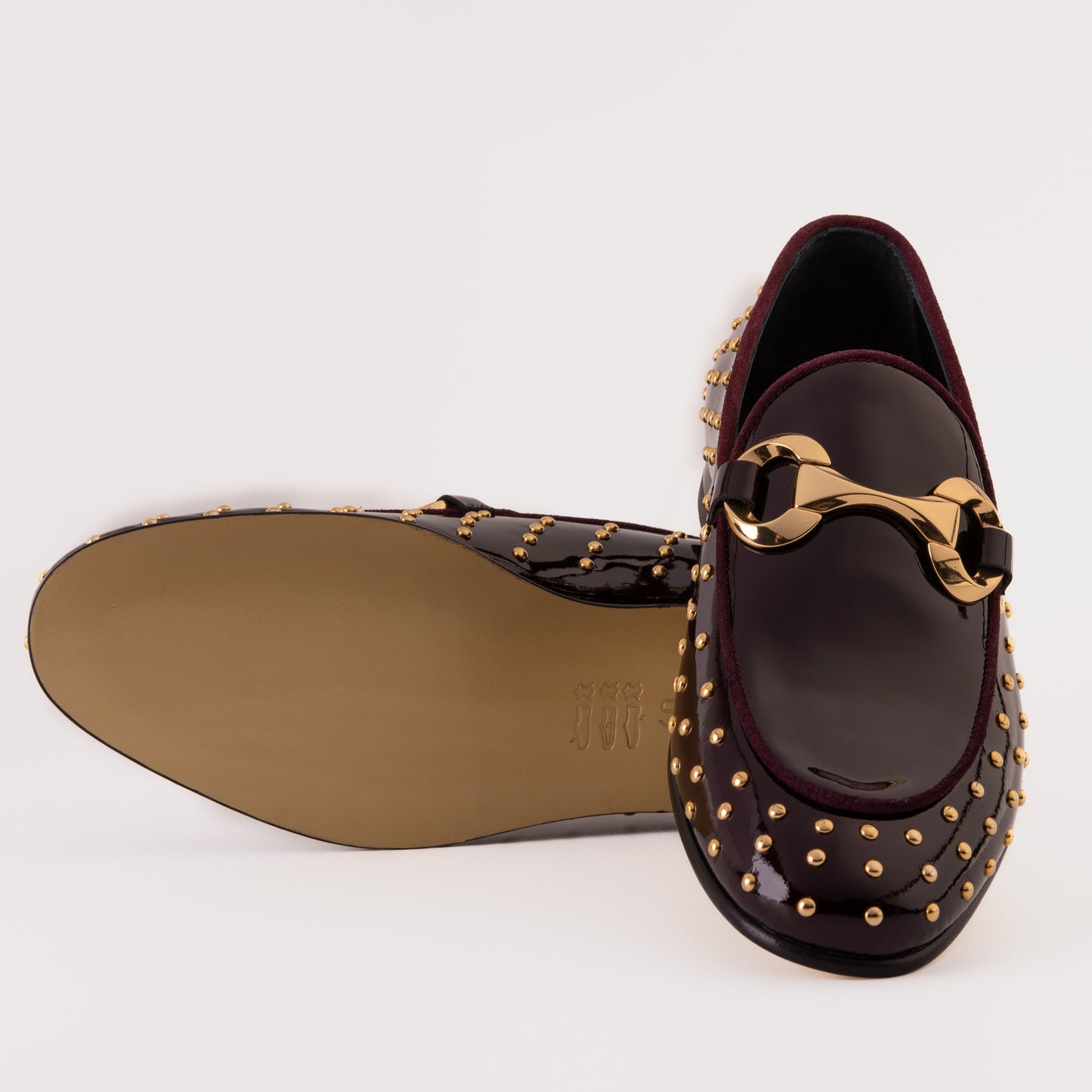 Mocasín de vestir con punta de cuero color burdeos de Jupiter Shoe, edición limitada, para hombre
