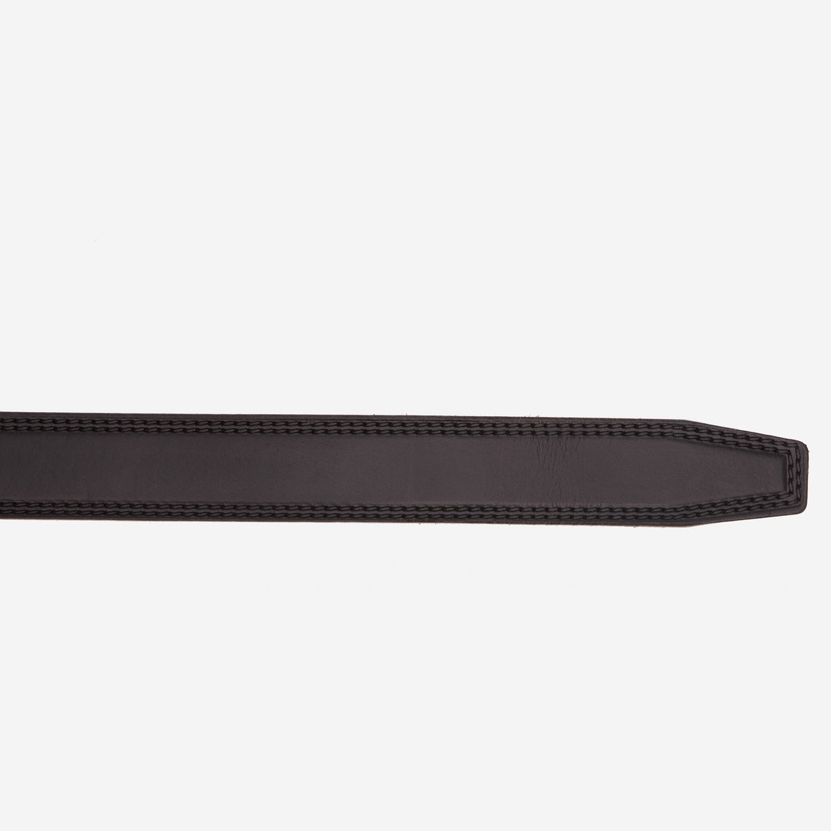 The Veltrano Black Leather Men Automatic Buckle Belt