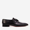 The Noctis Black Genuine Python Leather Men Tassel Loafer