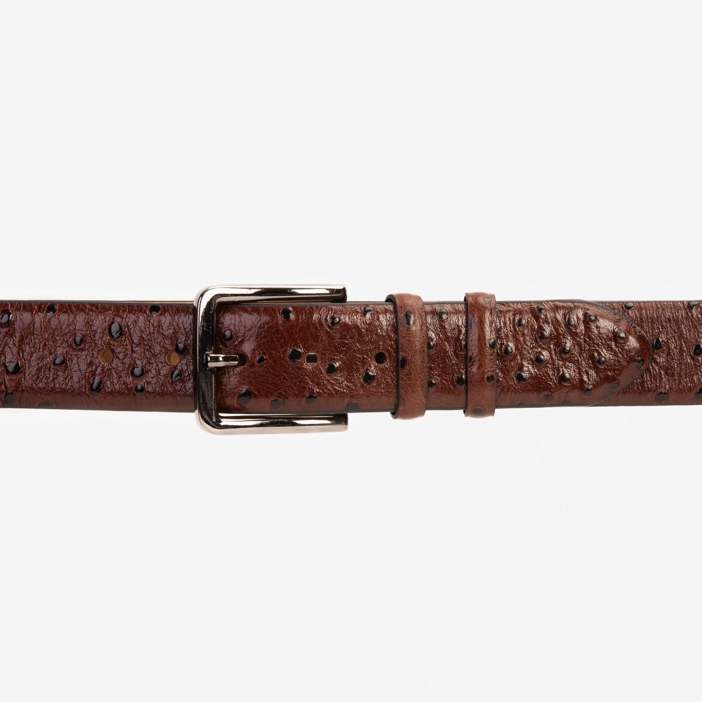 Cinturón de cuero marrón de Johannesburgo 