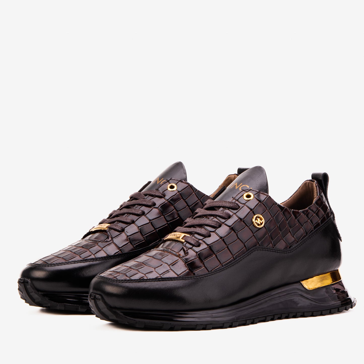 The Marseille Brown  Leather Men Sneaker
