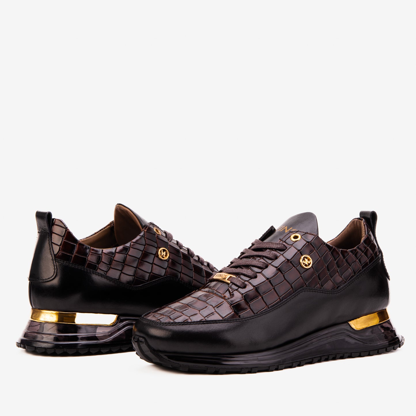 The Marseille Brown  Leather Men Sneaker