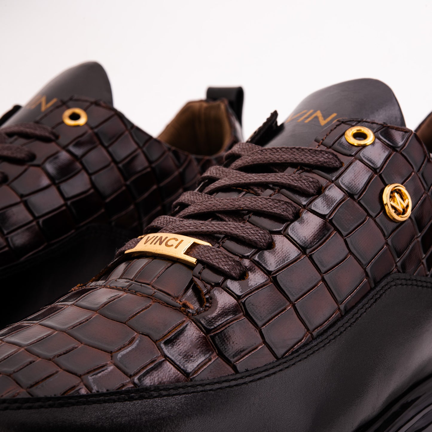 The Marseille Brown  Leather Men Sneaker