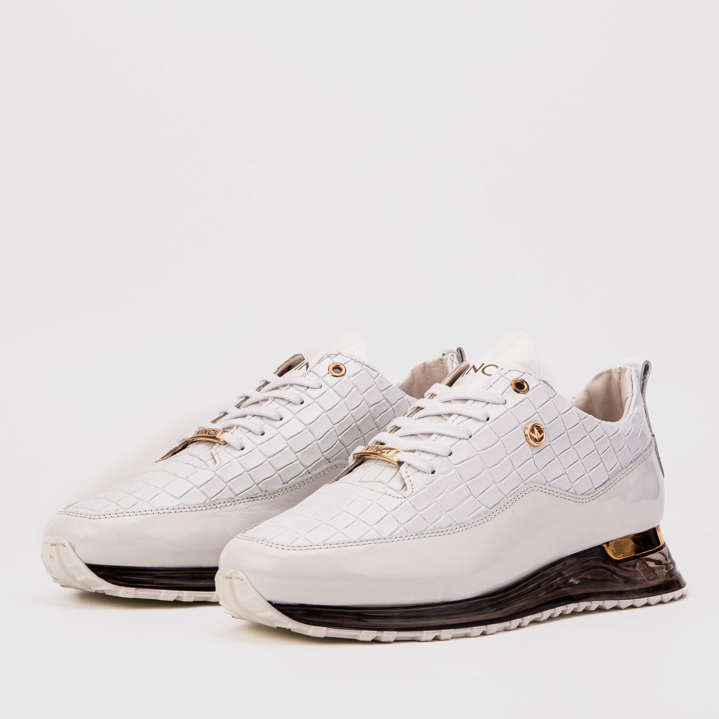 The Marseille White  Leather Men Sneaker