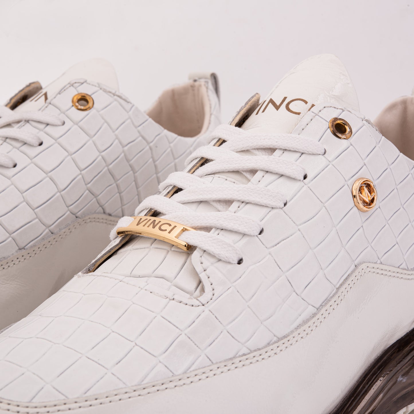 The Marseille White  Leather Men Sneaker