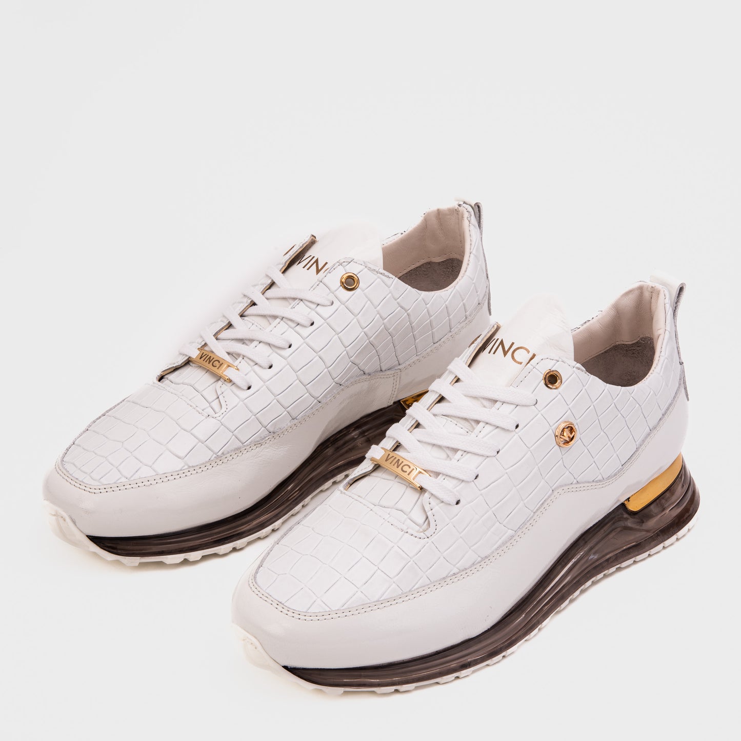 The Marseille White  Leather Men Sneaker