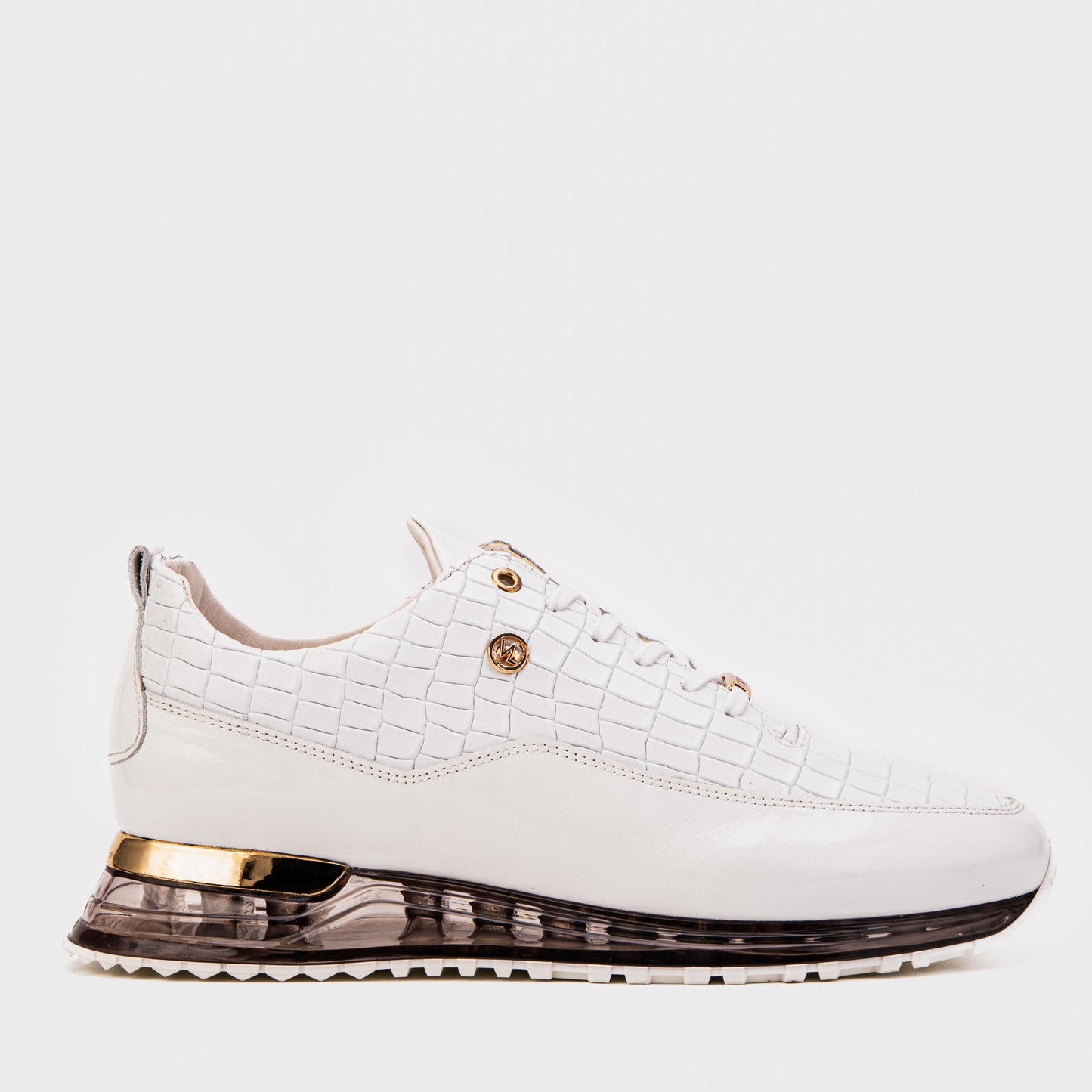 The Marseille White  Leather Men Sneaker