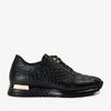 The Bomba Black Leather Men Sneaker