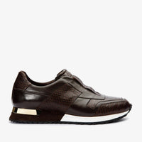 Zapatillas de deporte de cuero marrón Mugla Snk para hombre ¡Venta final!