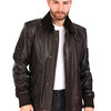 The Tivoli Brown Leather Men Jacket