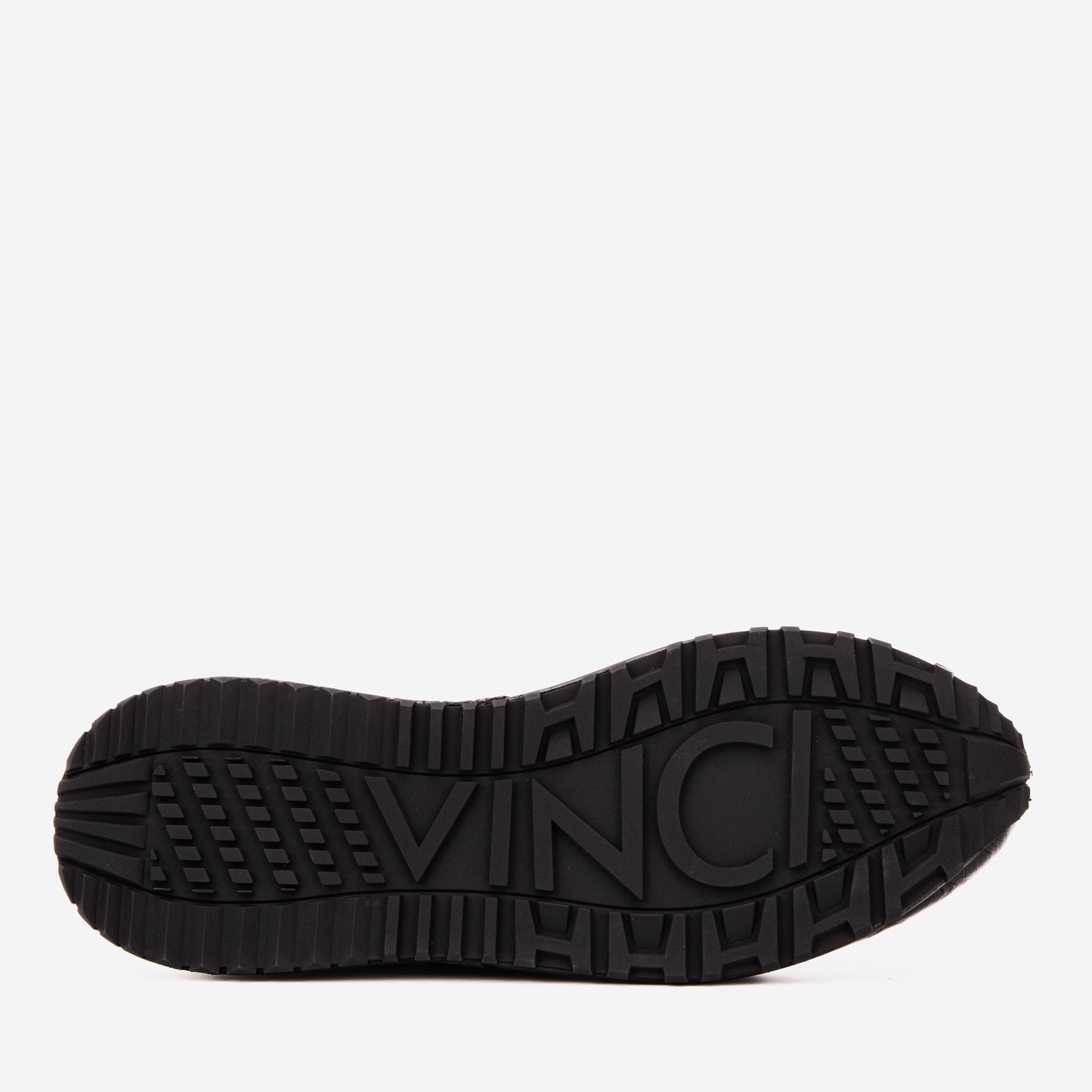 The Valeron Black Genuine Leather Men Sneaker