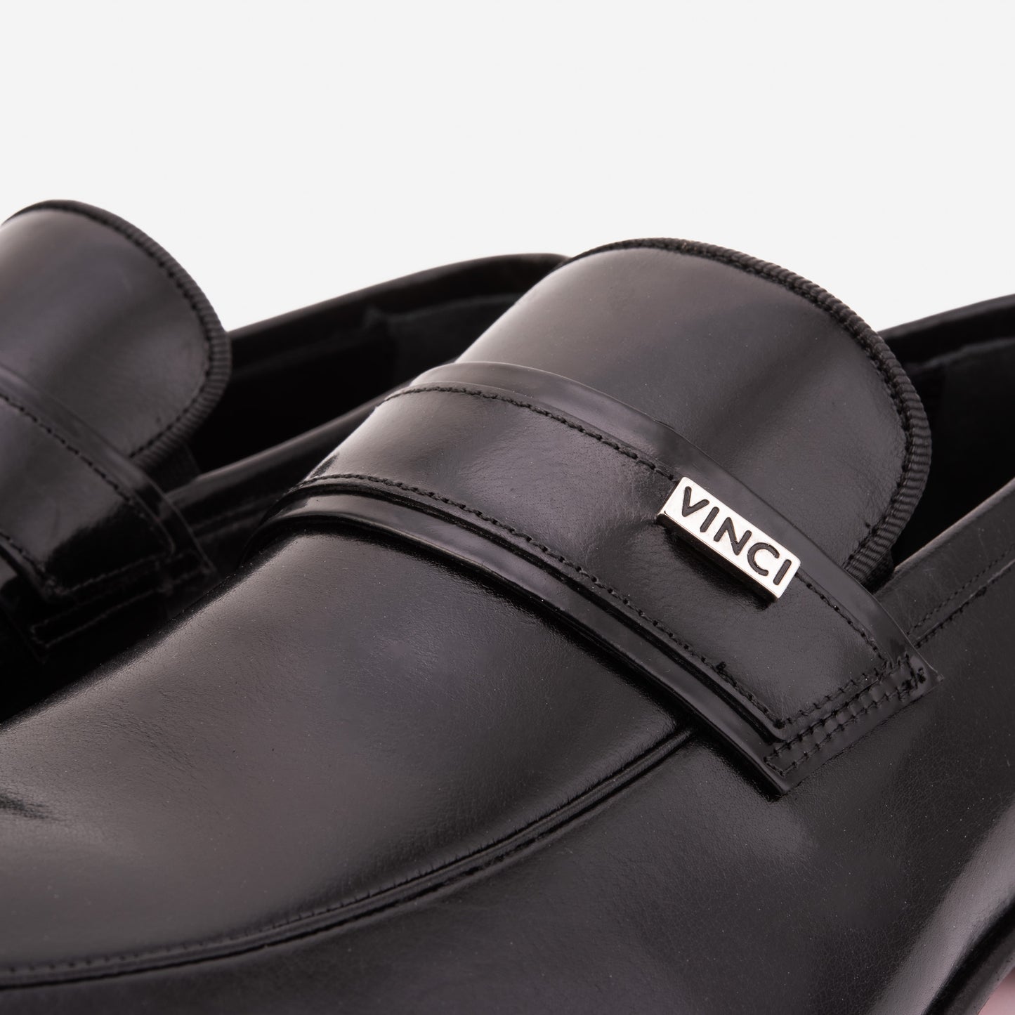 The Ashford Black Baby Buffalo Leather Loafer Men Shoe