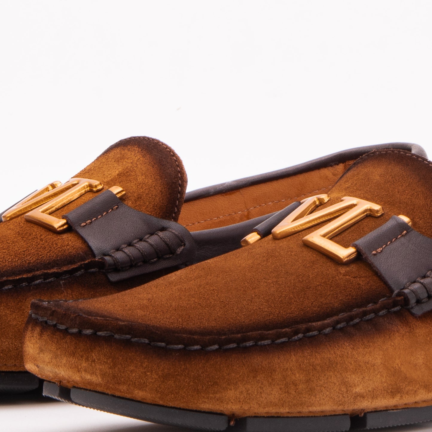 The Lucento Tan Suede Driver Loafer