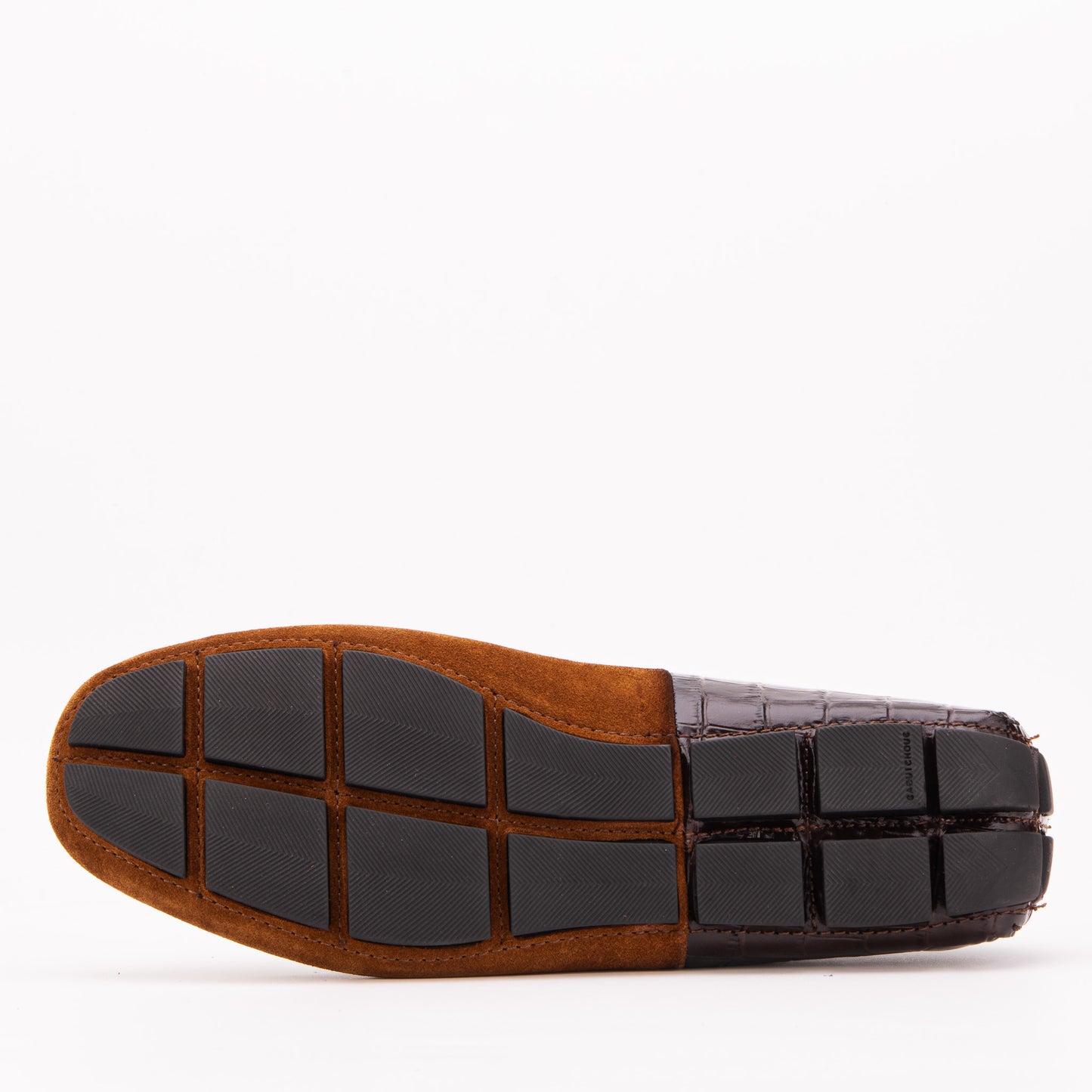 The Lucento Tan Suede Driver Loafer