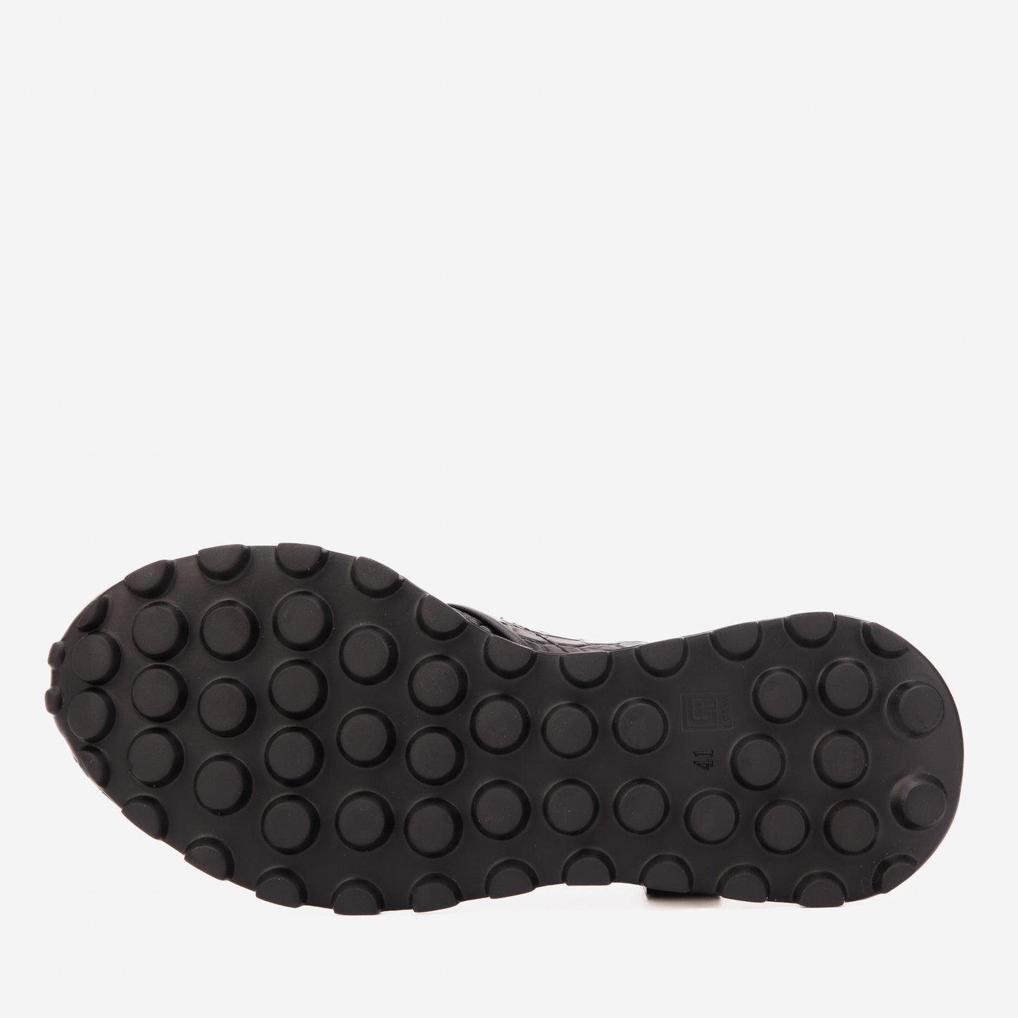 The Corteggio Black Leather Men Sneaker