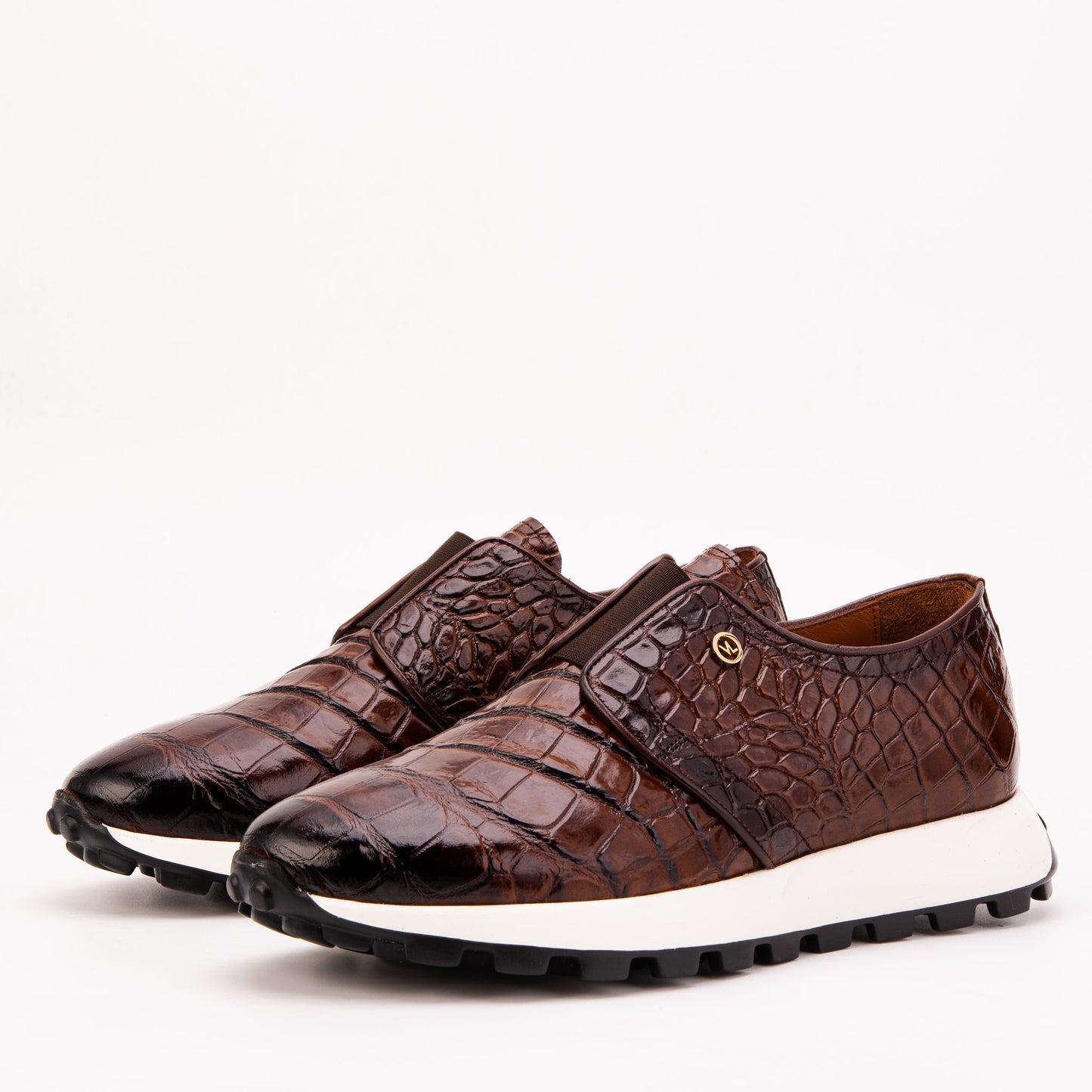 The Corteggio Brown Leather Men Sneaker