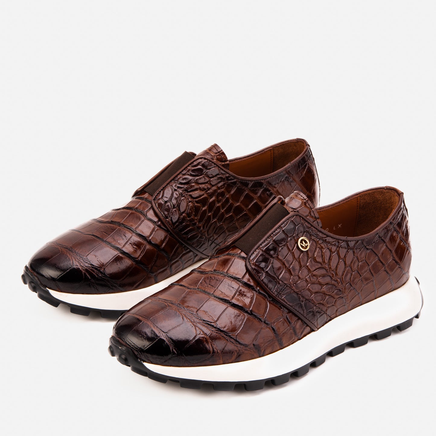 The Corteggio Brown Leather Men Sneaker