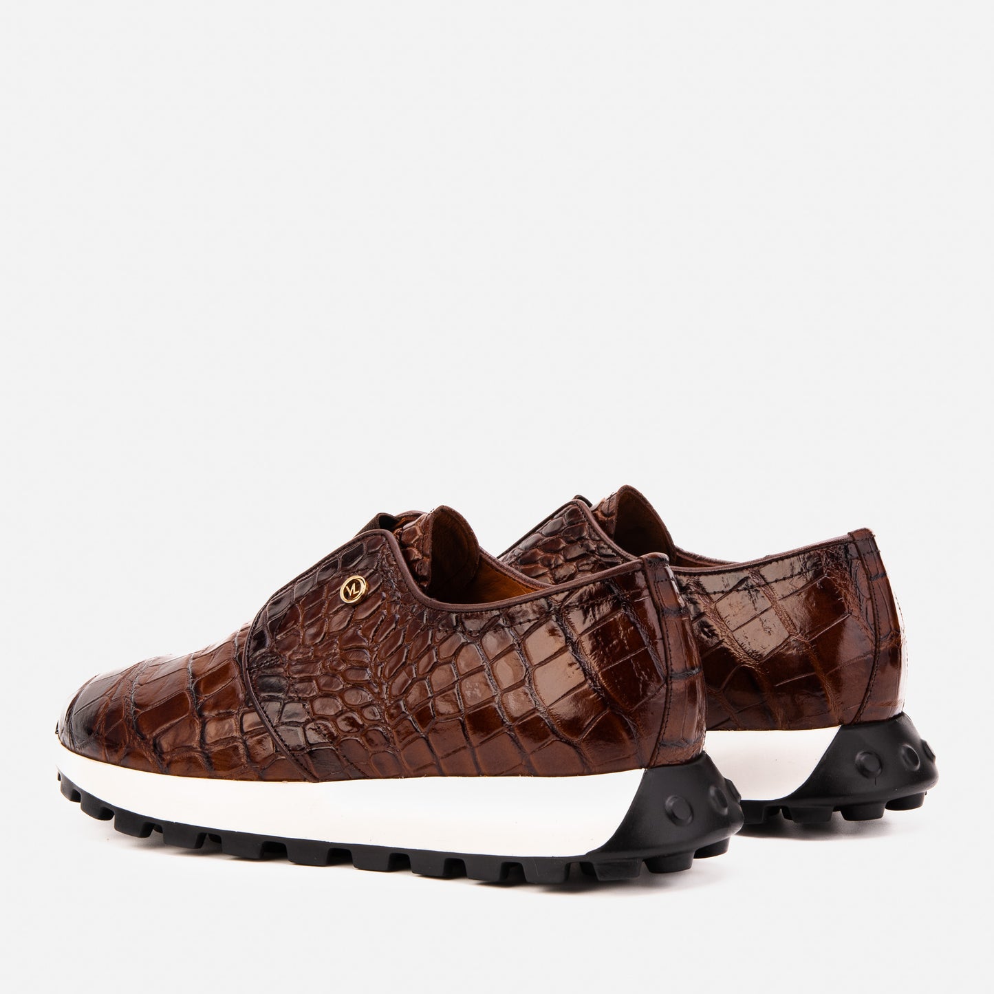 The Corteggio Brown Leather Men Sneaker