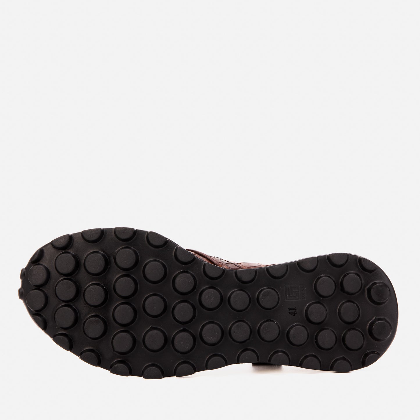 The Corteggio Brown Leather Men Sneaker