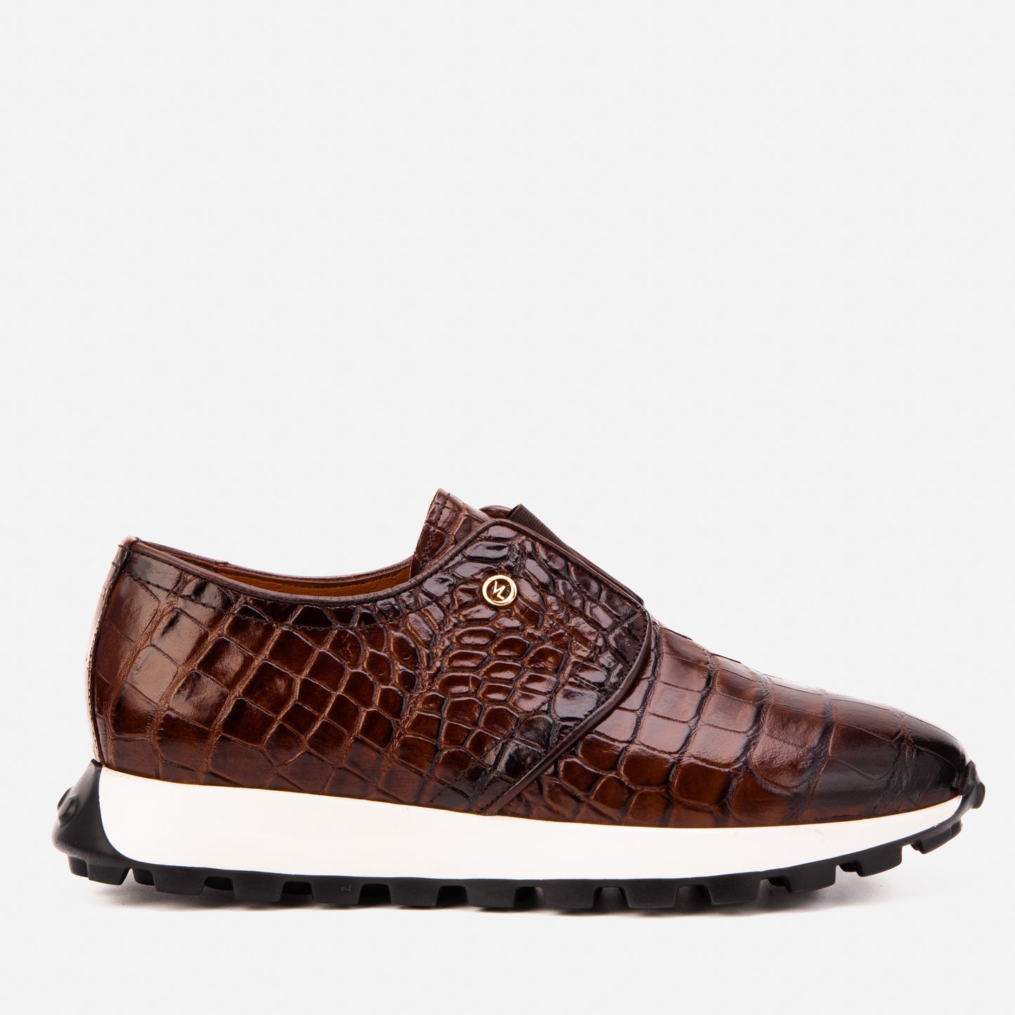 The Corteggio Brown Leather Men Sneaker