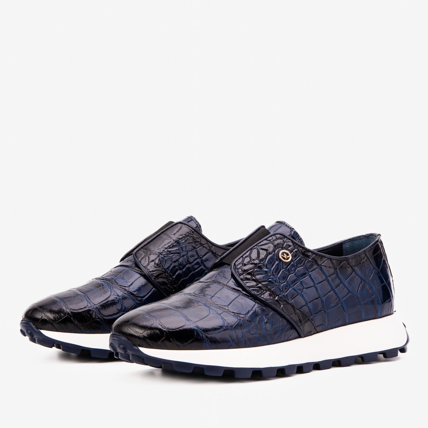 The Corteggio Navy Leather Men Sneaker