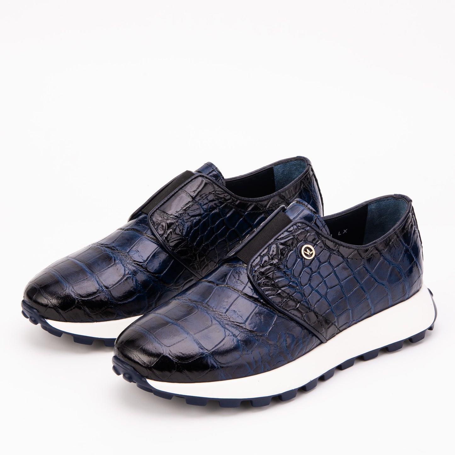 The Corteggio Navy Leather Men Sneaker
