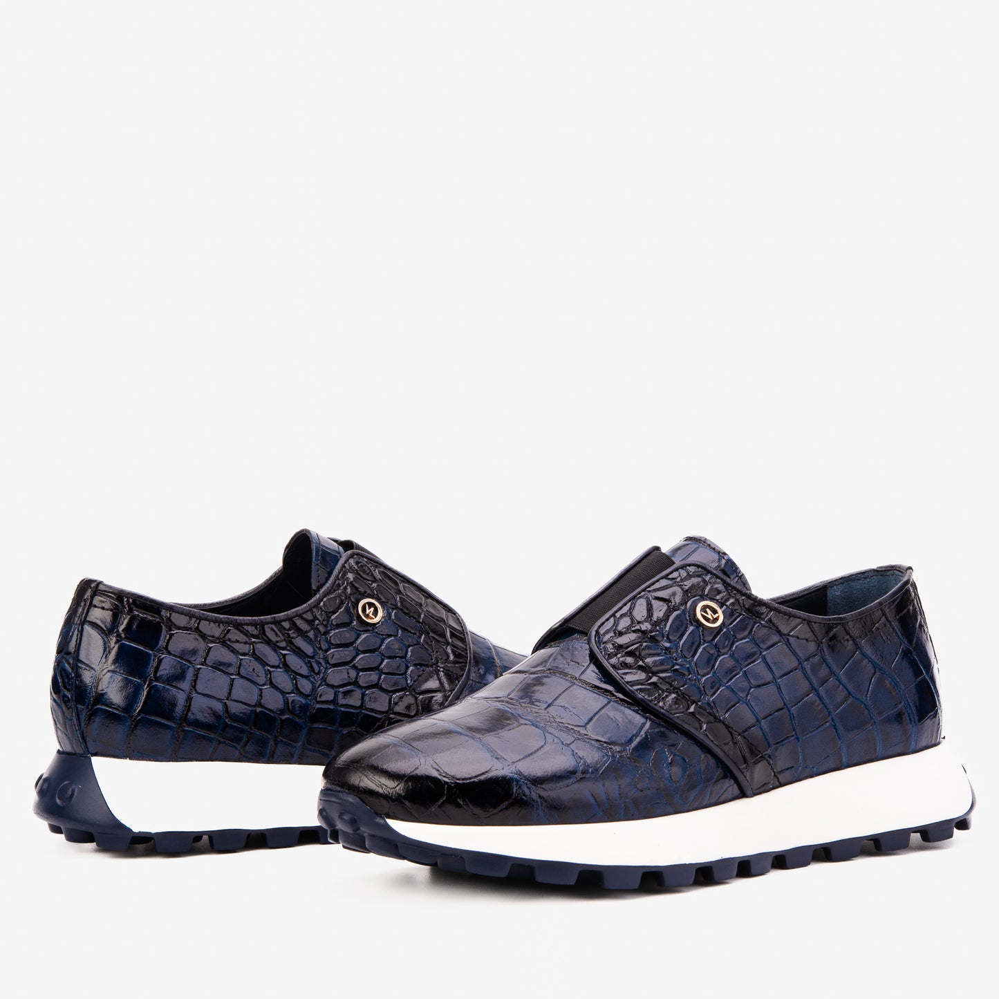 The Corteggio Navy Leather Men Sneaker