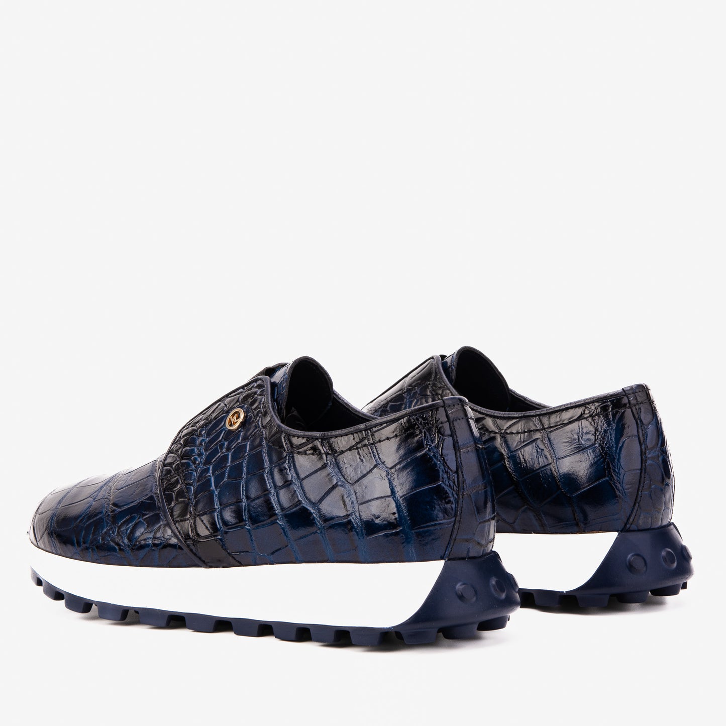 The Corteggio Navy Leather Men Sneaker