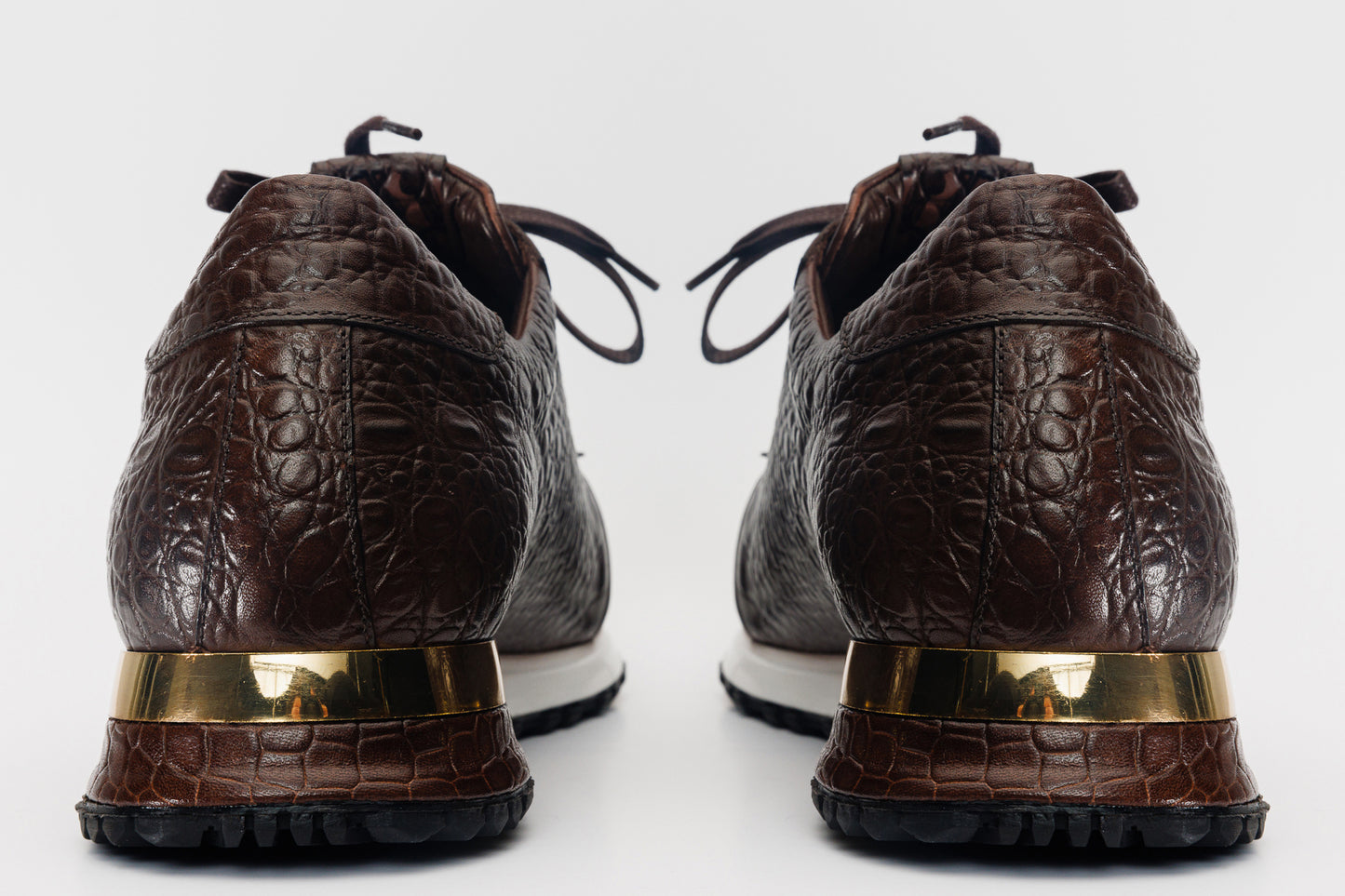 The Bomba Brown Leather Men Sneaker
