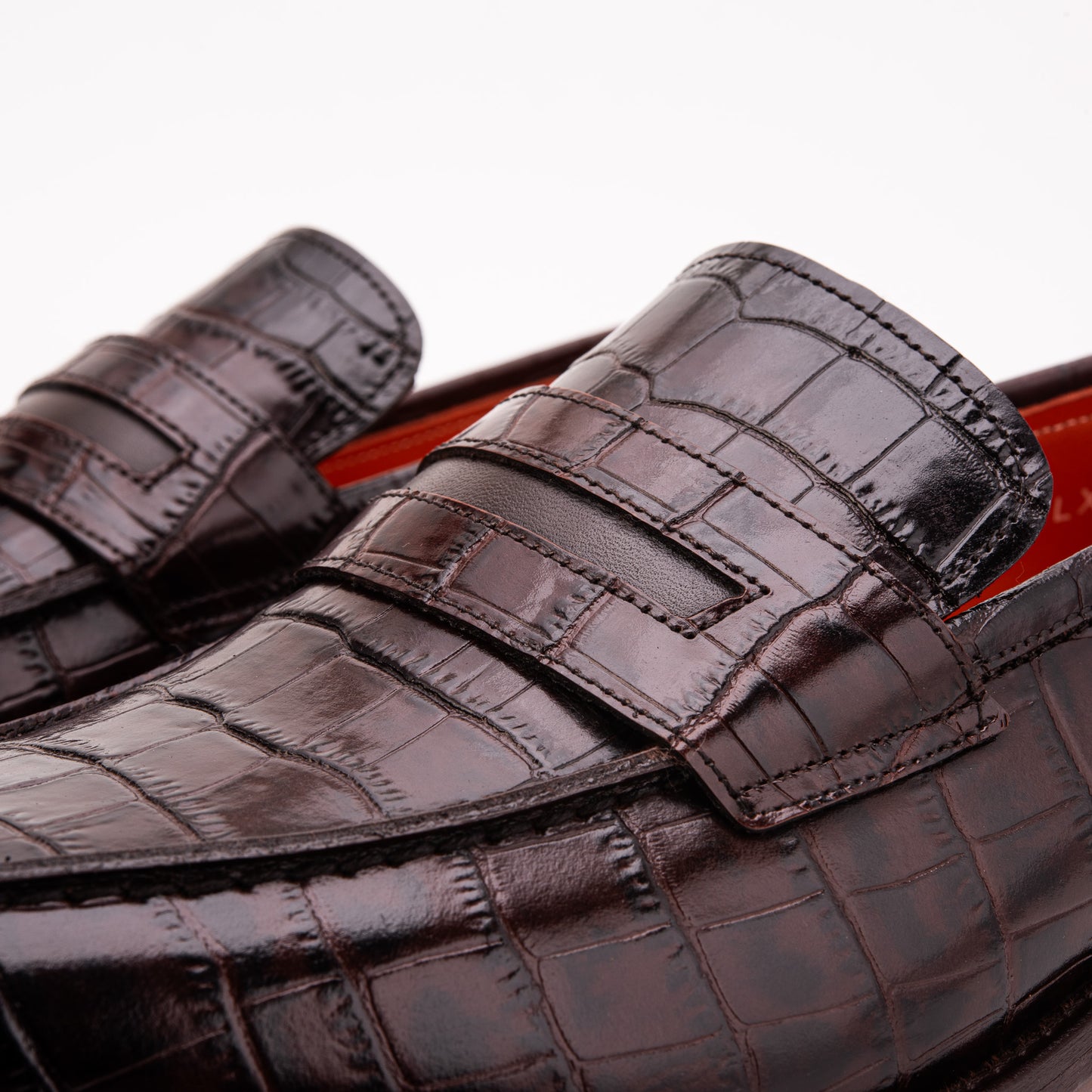 The Stradale Espresso Leather Men Penny Loafer