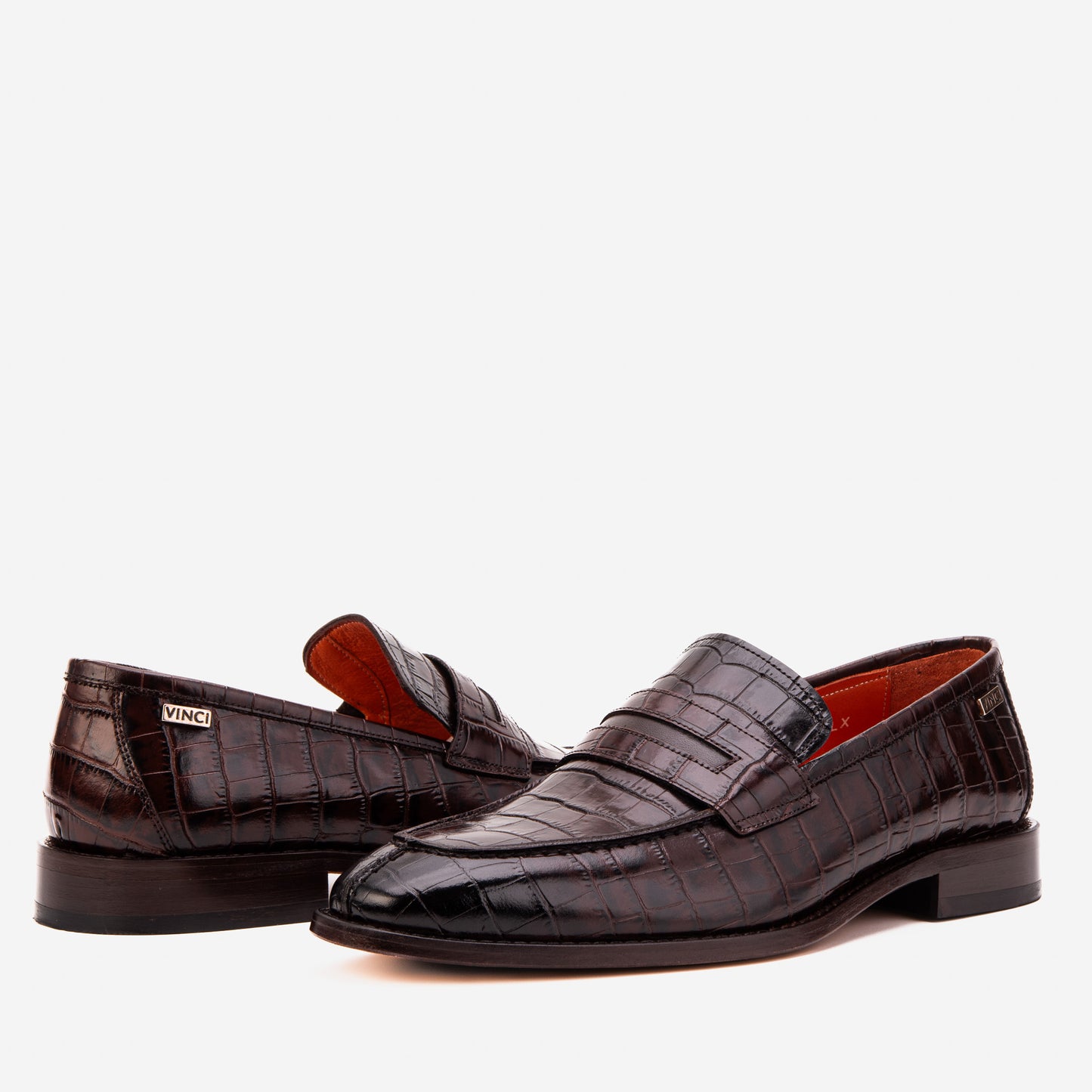 The Stradale Espresso Leather Men Penny Loafer