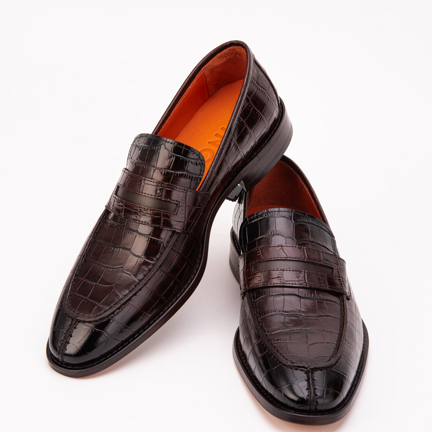 The Stradale Espresso Leather Men Penny Loafer