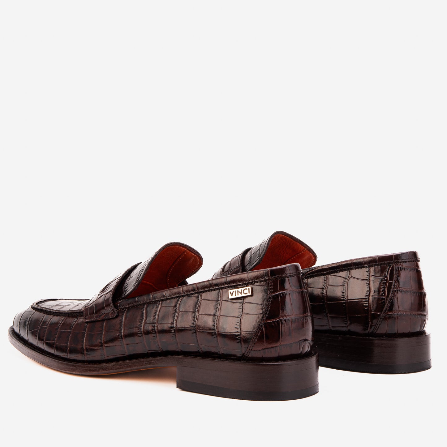 The Stradale Espresso Leather Men Penny Loafer
