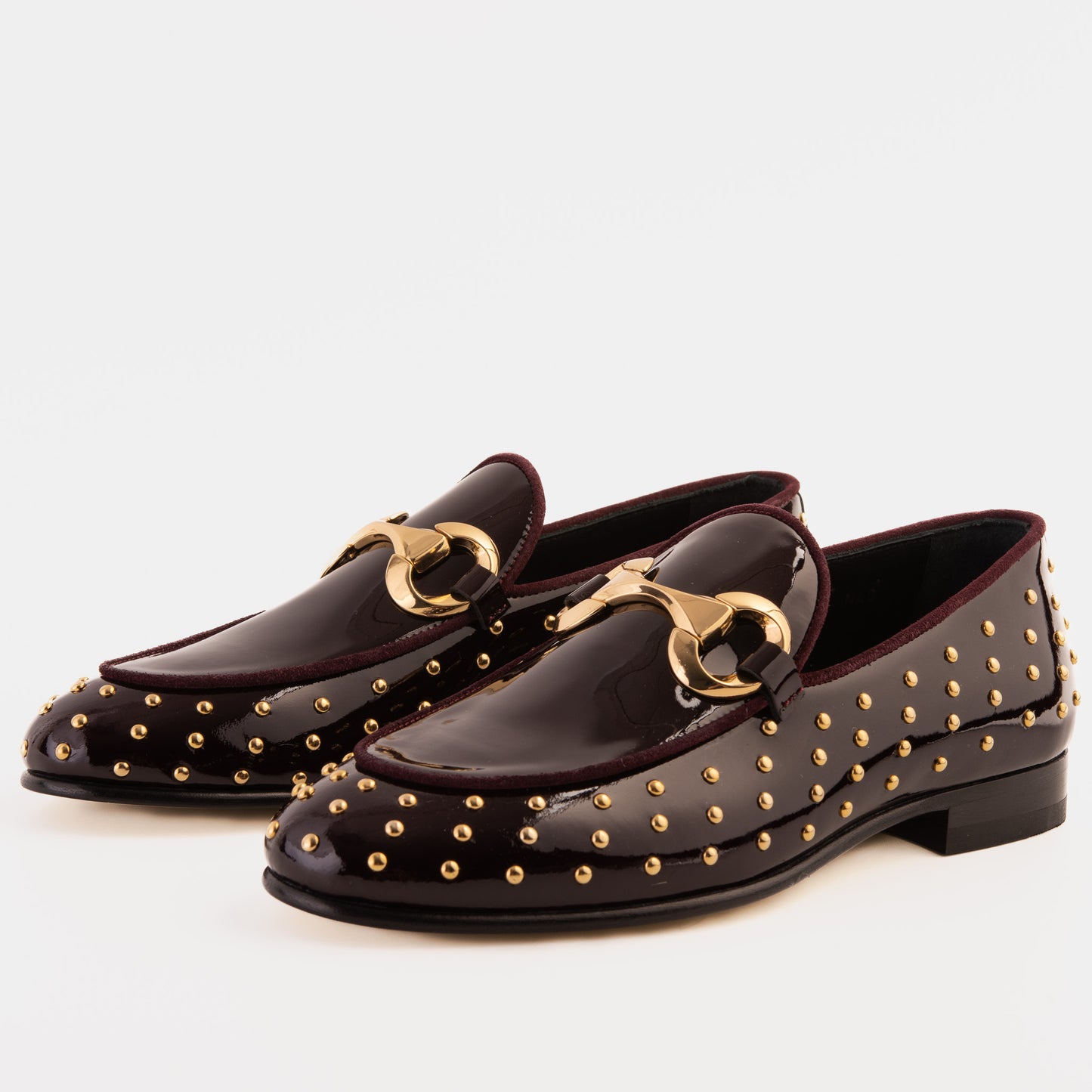 Mocasín de vestir con punta de cuero color burdeos de Jupiter Shoe, edición limitada, para hombre