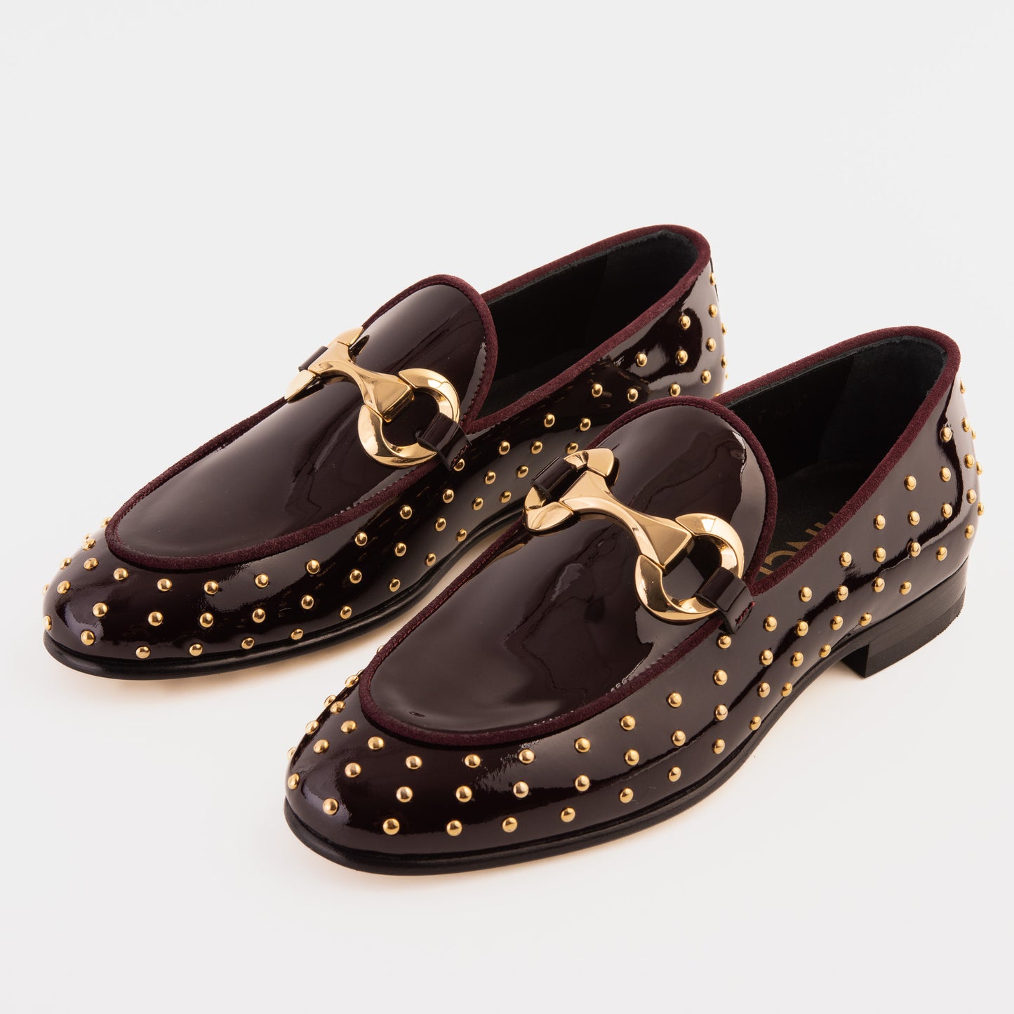 Mocasín de vestir con punta de cuero color burdeos de Jupiter Shoe, edición limitada, para hombre