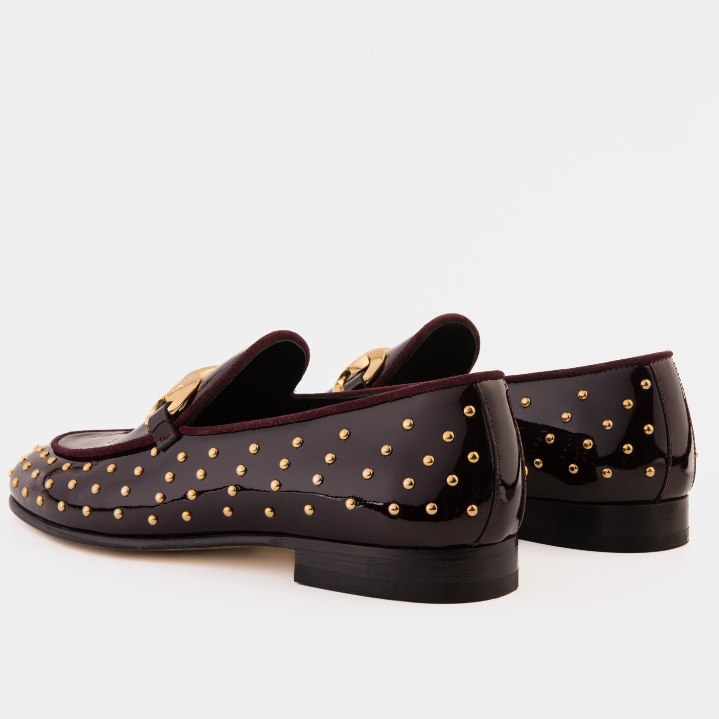 Mocasín de vestir con punta de cuero color burdeos de Jupiter Shoe, edición limitada, para hombre