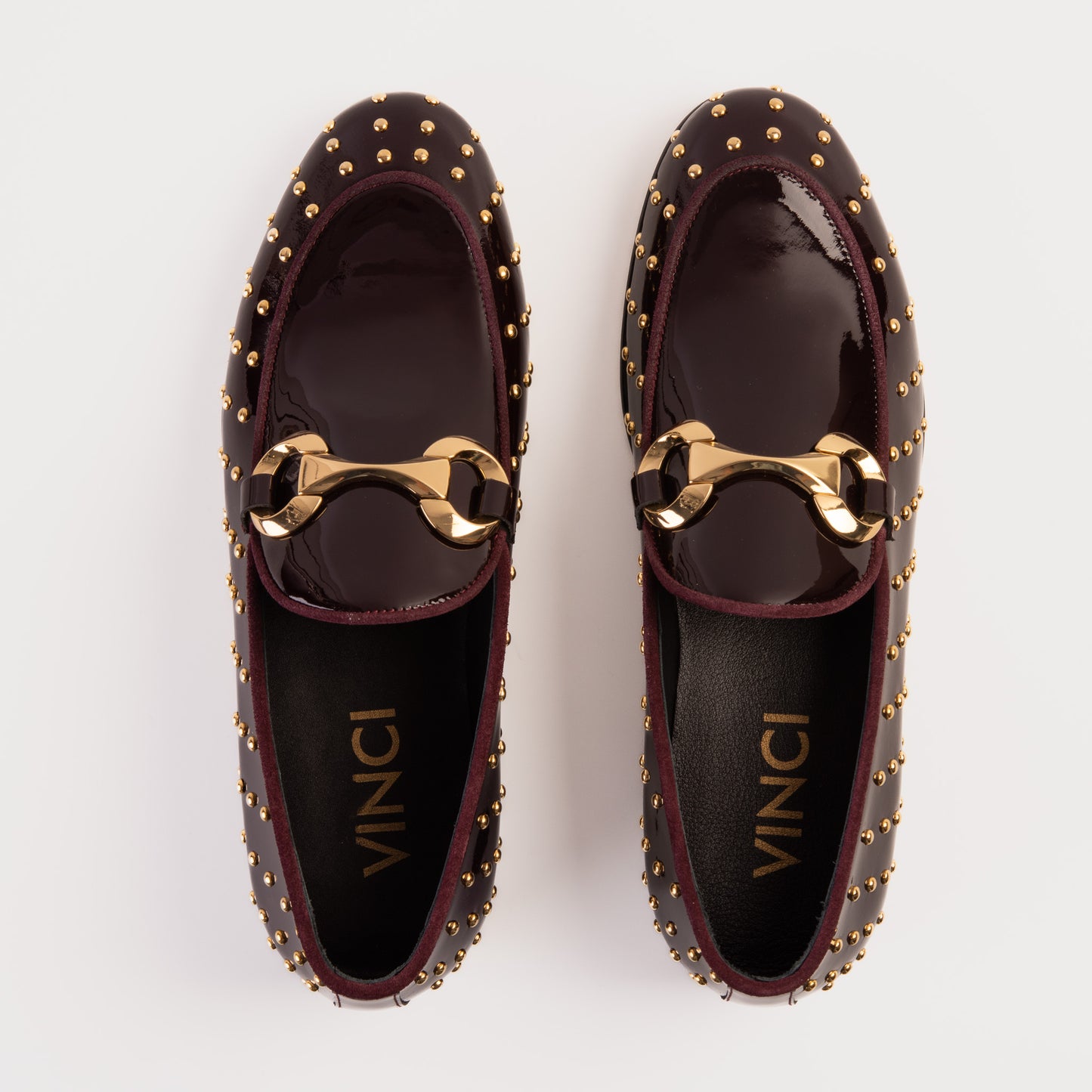 Mocasín de vestir con punta de cuero color burdeos de Jupiter Shoe, edición limitada, para hombre