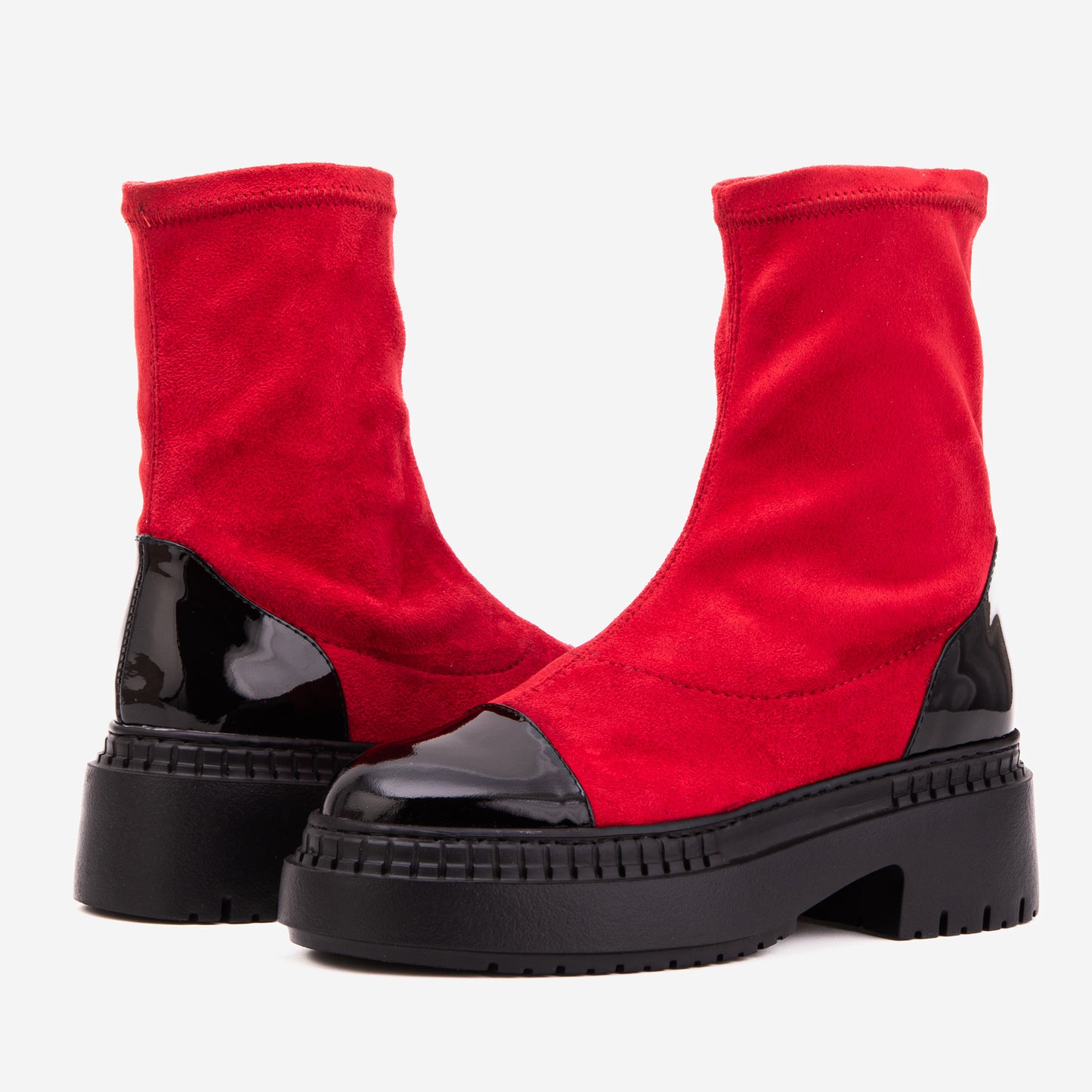 The Sorella Red Tip Suede Leather Women’s Boot
