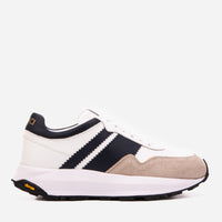 The Valtieri Navy & Sand Leather Men Sneaker