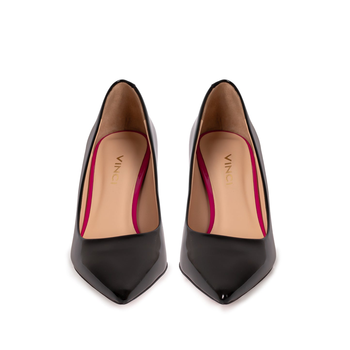 The Brunello Black Patent Leather Pump Women Shoe