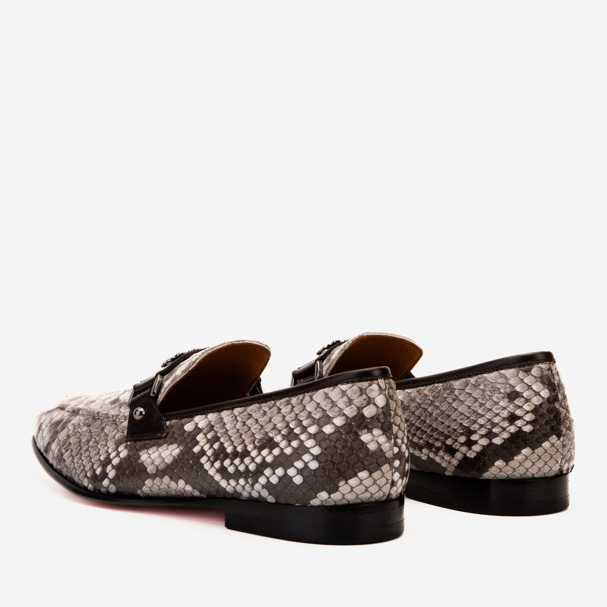 The Boss Pyth Naturel White Color Bit Loafer Men Shoe