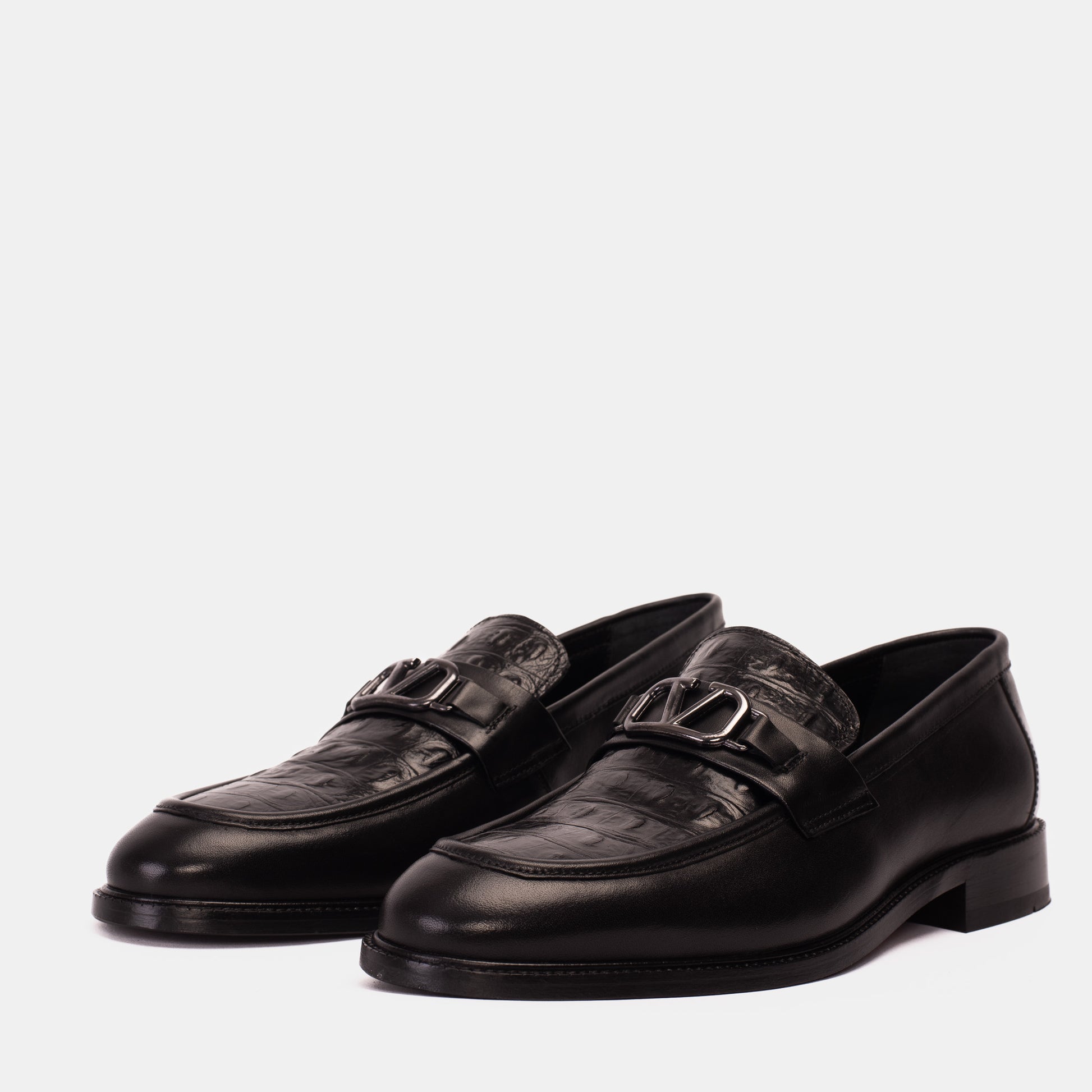 Amsterdam Black Bit Loafer Men Shoe - 2