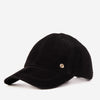 The Vercelli Black Genuine Suede Leather Men Cap