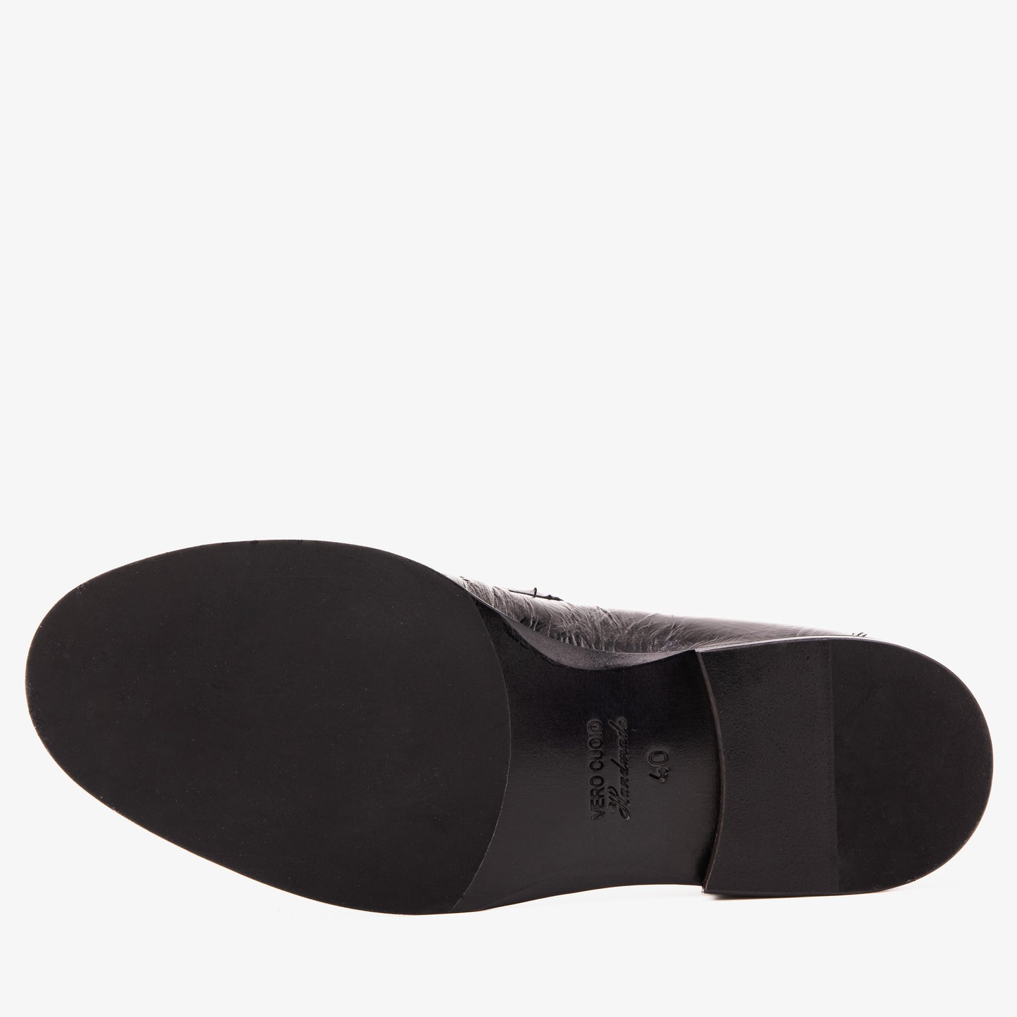 The Serafino Black Genuine Leather Men Loafer