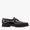The Serafino Black Genuine Leather Men Loafer