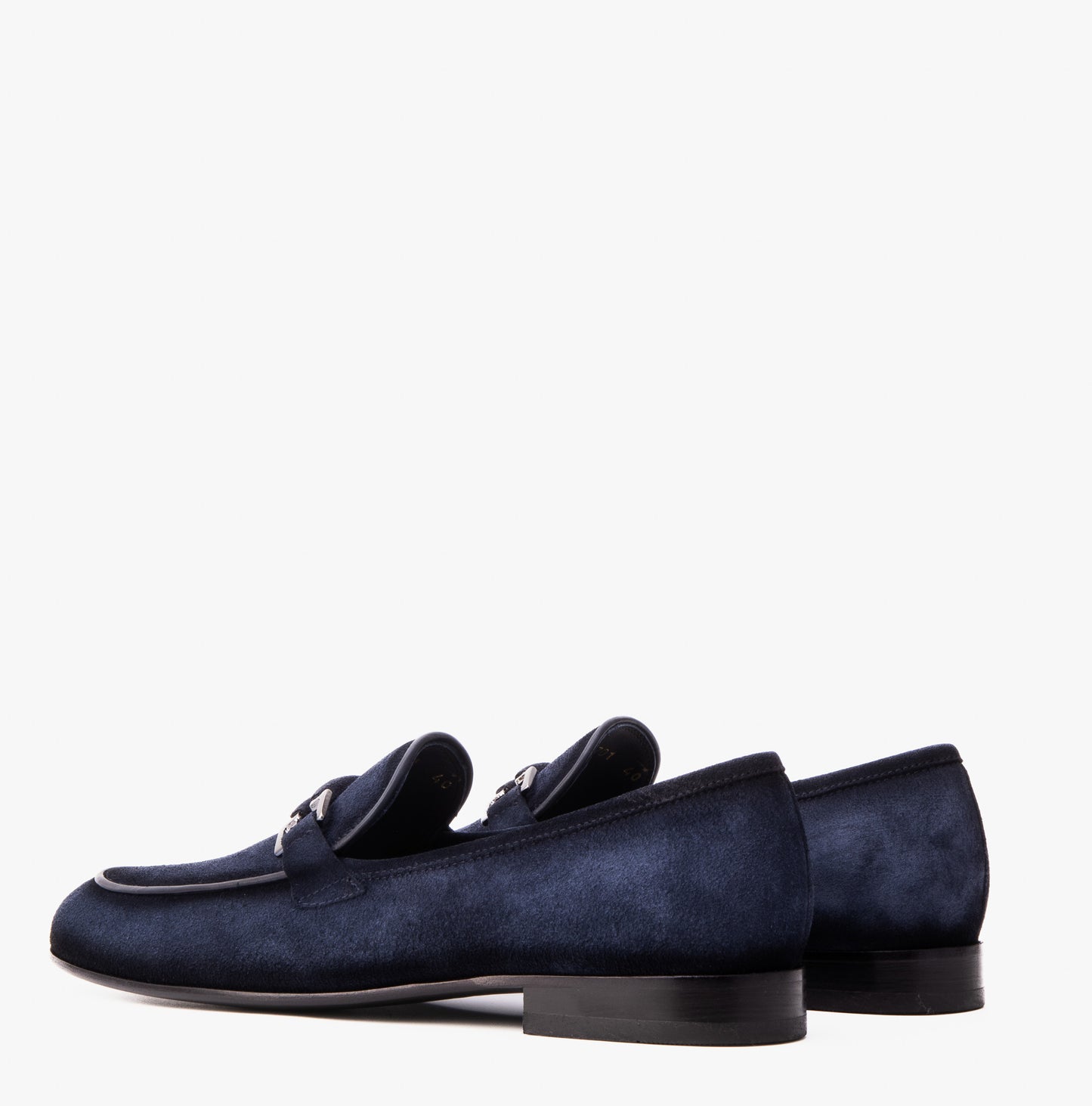 The Brooks Navy Suede Bit Loafer Men Shoe