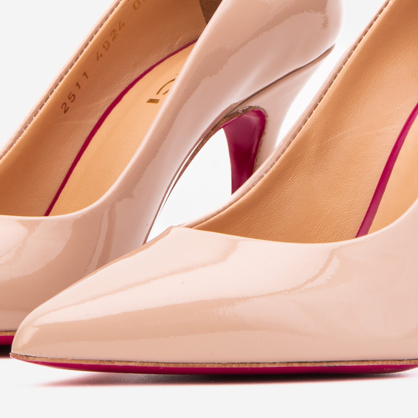 The Belladonna Nude Patent Leather Women Pump