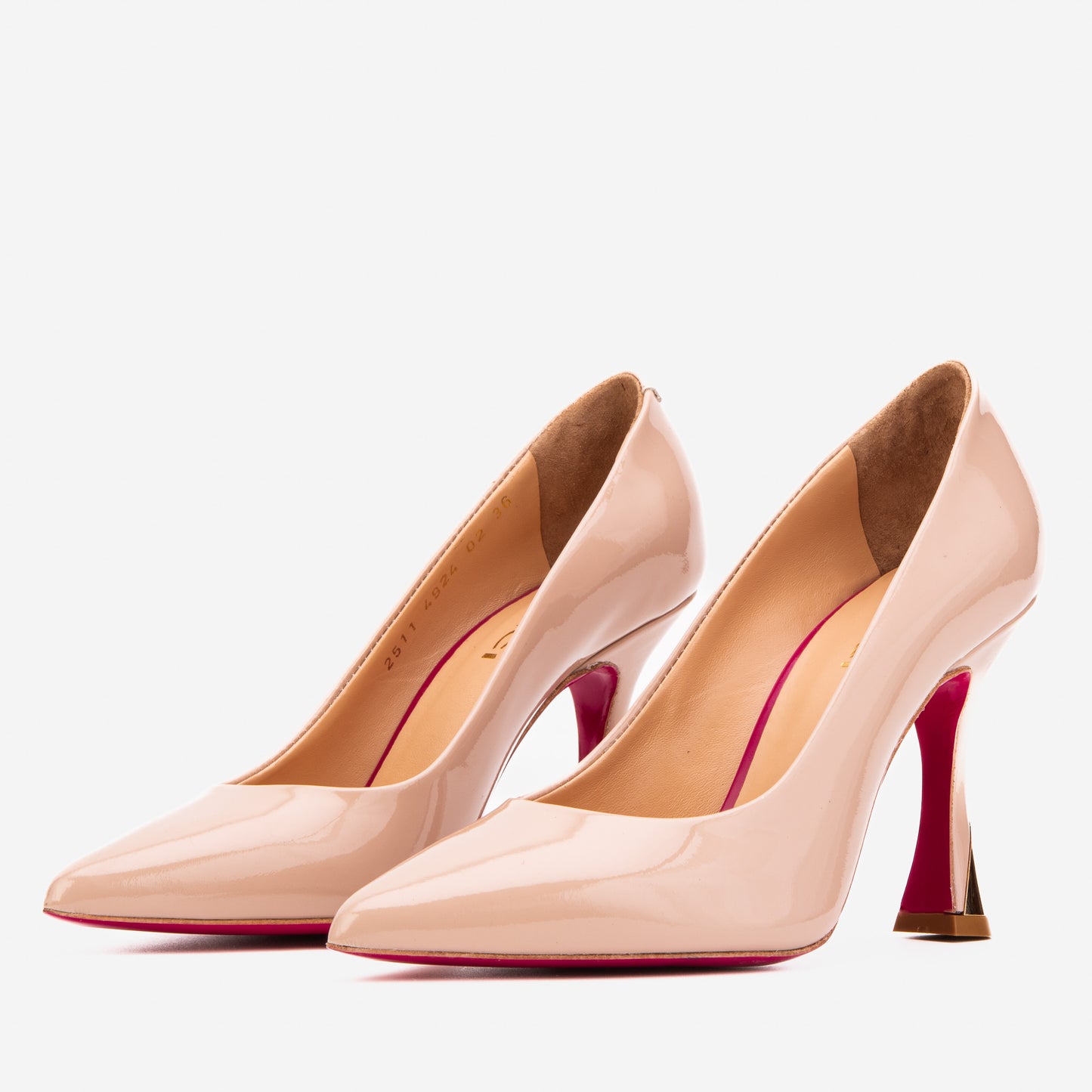 The Belladonna Nude Patent Leather Women Pump