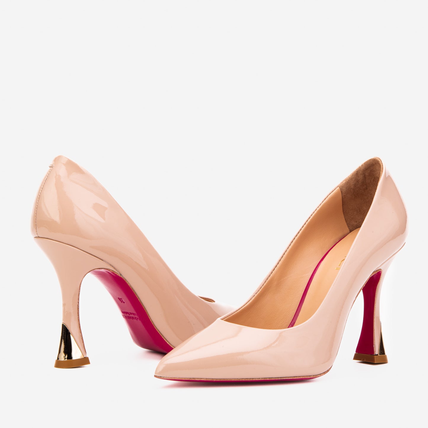 The Belladonna Nude Patent Leather Women Pump