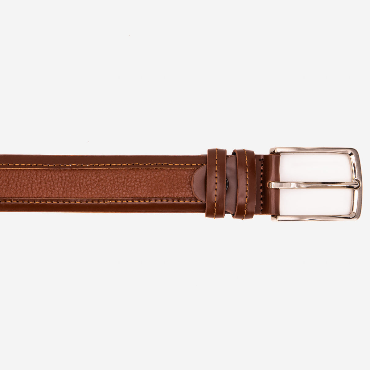 The Everest & Rockwell Tan Leather Belt